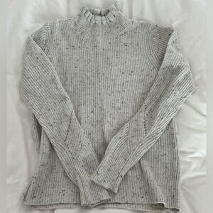 Ruffle collar sweater. Ann Taylor LOFT outlet.